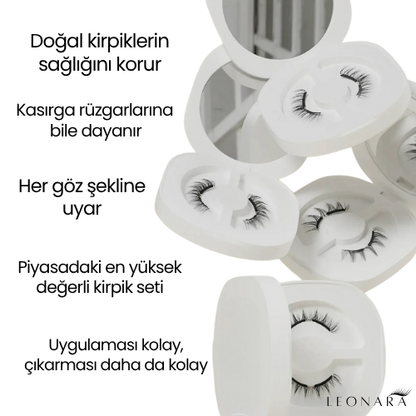 Mıknatıslı Takma Kirpik Seti